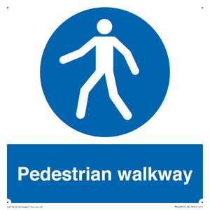 Pedestrian walkway